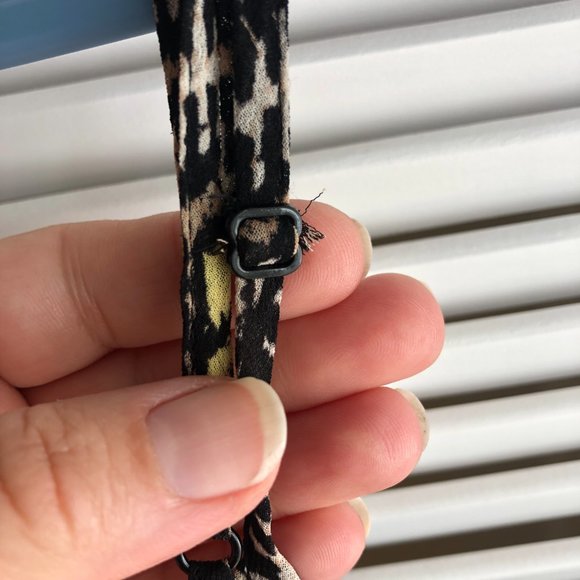 BCBGeneration Stripe Patterned Tiered Mini Dress Size S Black White Pink - Picture 6 of 7